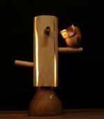 木粱作-課程-手作燈-度咕貓頭鷹桌燈