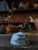 木梁作-鍛銅小花器
