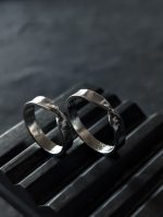 白銅指紋戒指-玩轉款：圖片 3