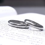 白銅指紋戒指-半圓款